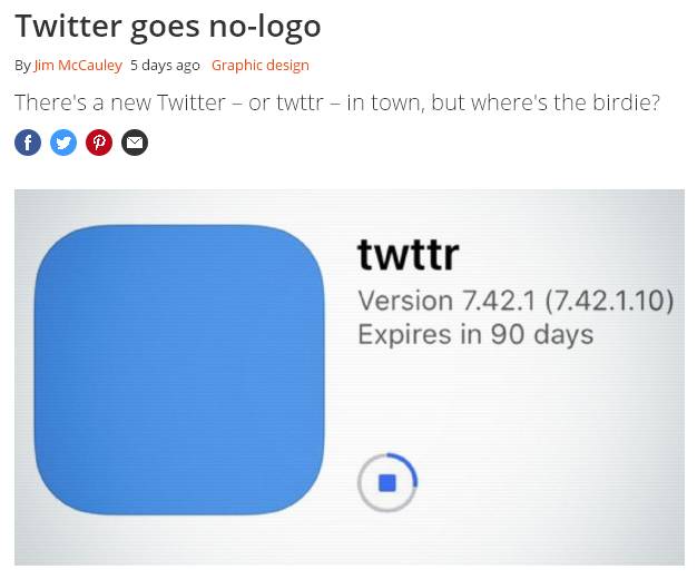 Twitter のアイコンから鳥が消えた これはプロトタイプの Twttr なんです ガジェット通信 Getnews