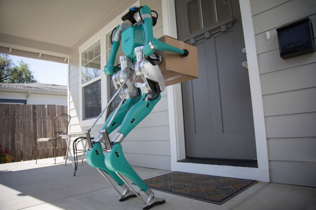 フォードが自動運転車から降りて玄関先まで荷物を運ぶ配送用ロボット Digit を発表 ガジェット通信 Getnews