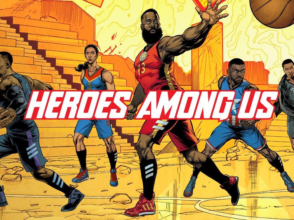 Heroes Among Us はアディダス マーベル Nba Wnbaプレイヤーとコラボ