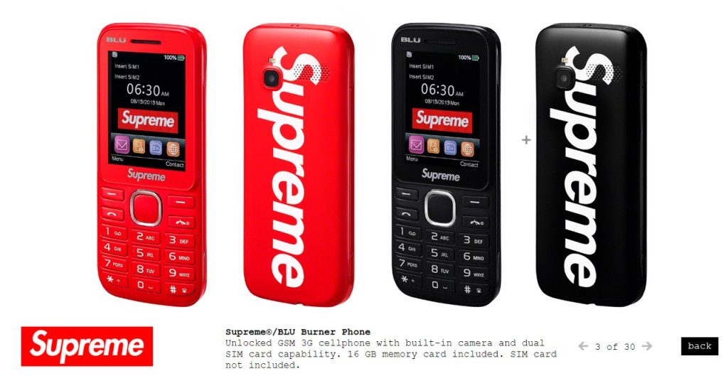 日本未発売 Supreme BLU 携帯電話 SIMフリー Dual SIM - 携帯電話本体