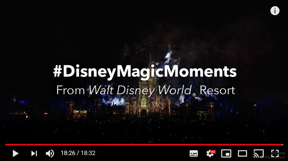 Disneymagicmoments ウォルト ディズニー ワールド リゾートの花火ショー Happily Ever After の映像が Youtubeで公開 ガジェット通信 Getnews