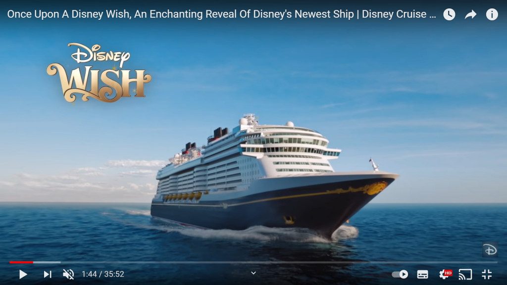 ディズニー クルーズ ラインが新船舶 ディズニー ウィッシュ Disney Wish の予約を21年5月27日から受付開始 処女航海は22年6月出航予定 ガジェット通信 Getnews