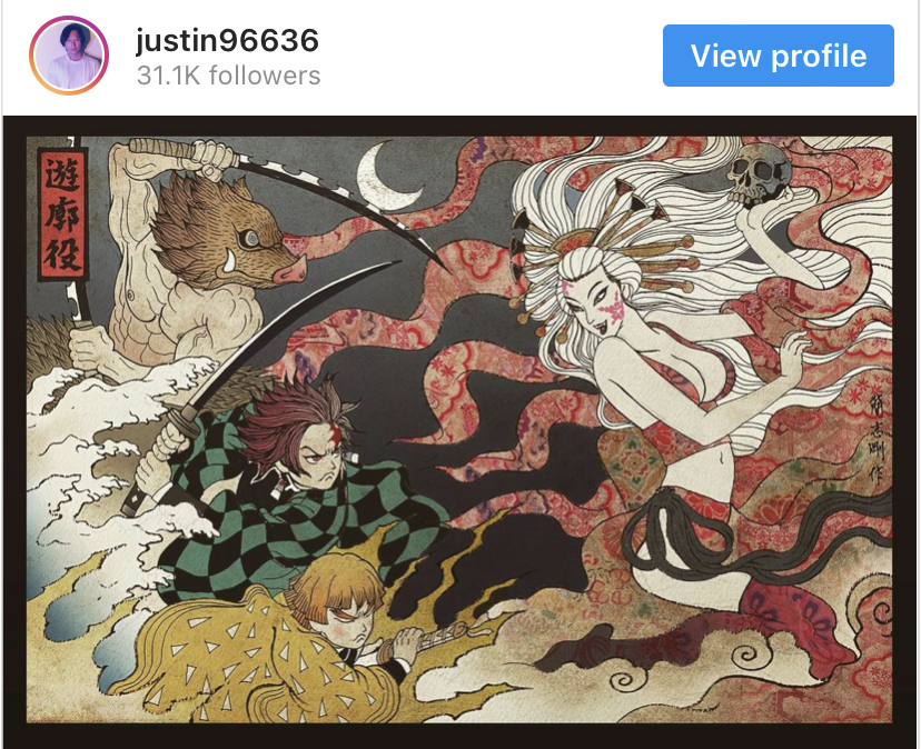アニメや漫画のキャラクターを浮世絵風に描く台湾のアーティスト カッコ良すぎる こういうタトゥーを入れてみたい ガジェット通信 Getnews