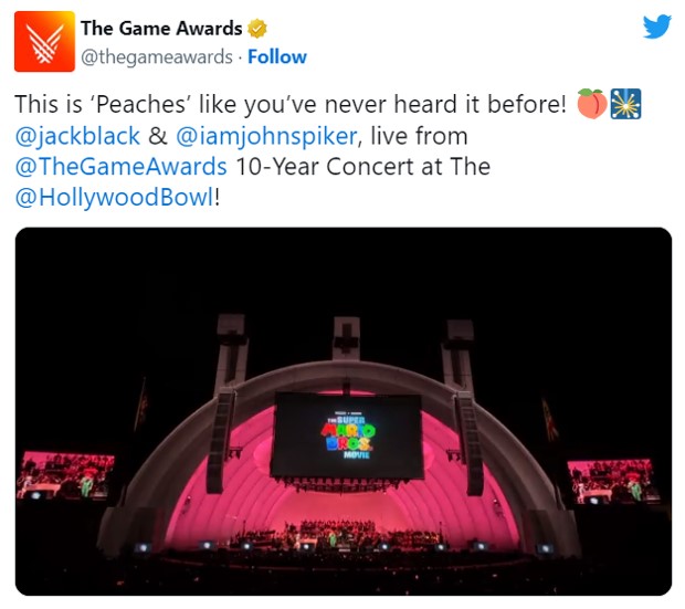 Jack Black – “Peaches” [Live at The Game Awards 10-Year Concert] 