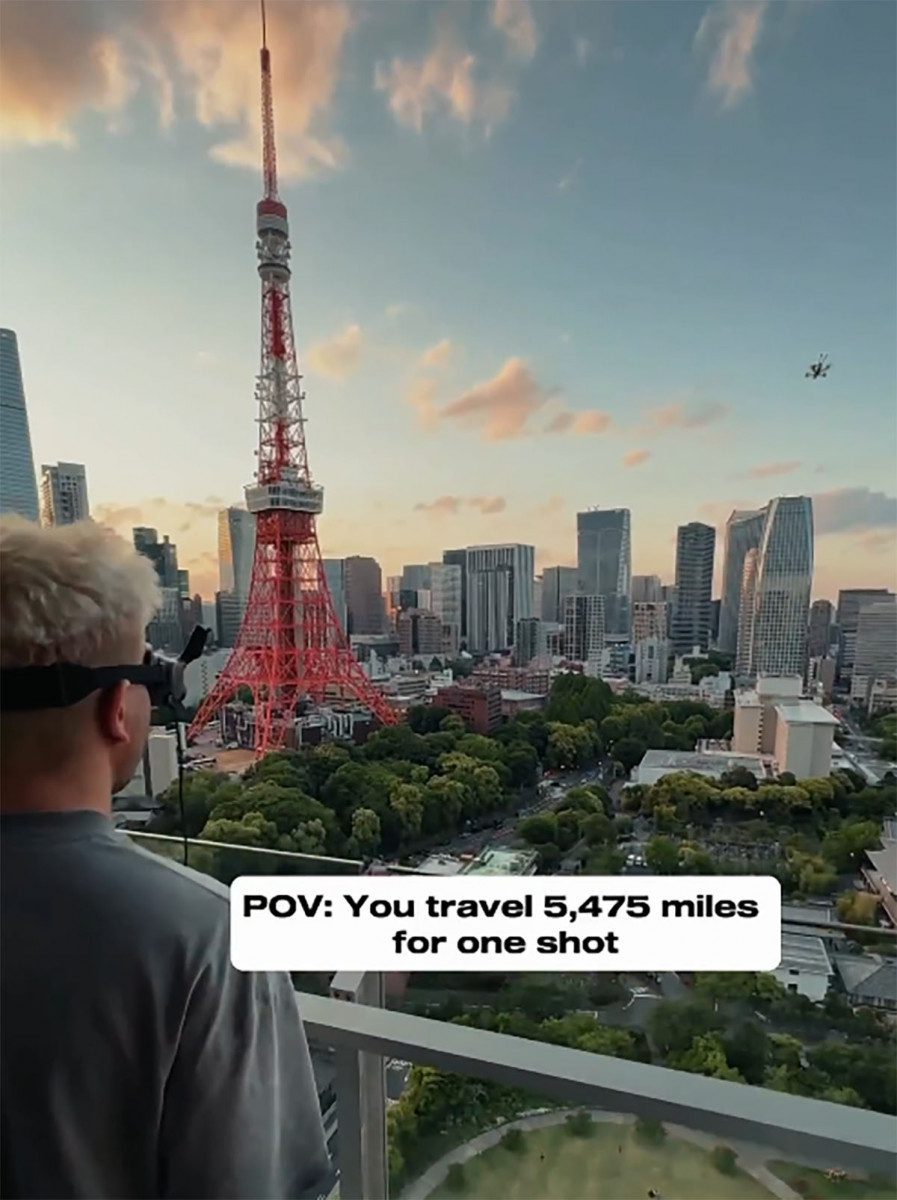 【物議】映画製作者がホテルから東京タワーをスレスレにドローン飛行 / インスタに動画を公開して問題視