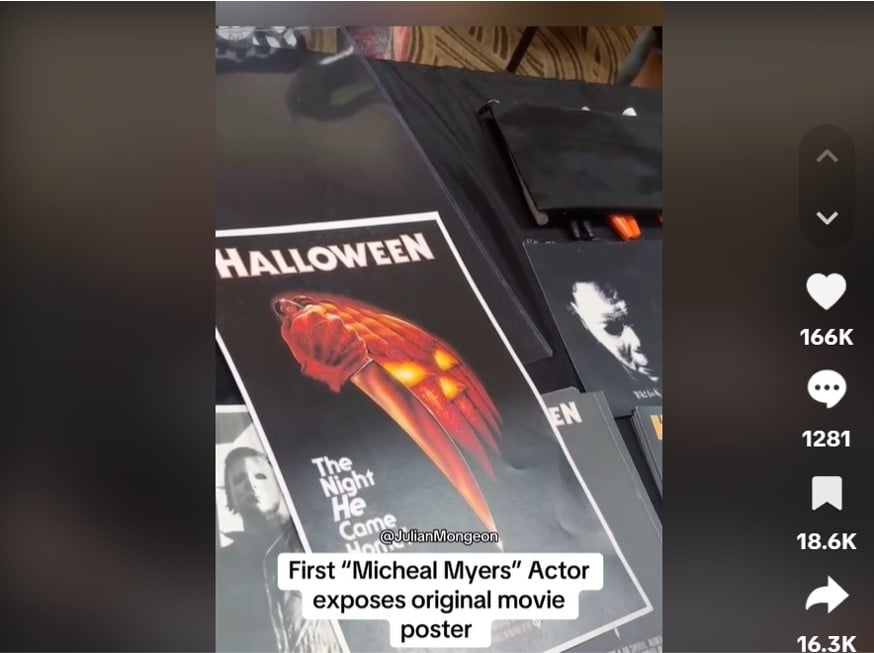 1978年のホラー映画『ハロウィン』のポスターに隠された秘密 →あなたは人の顔が見えますか？