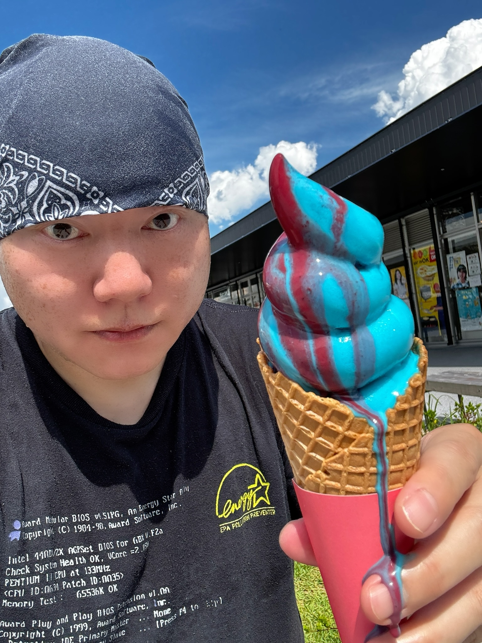 いま思えば大阪万博で一番うまかったグルメはソフトクリームだったな