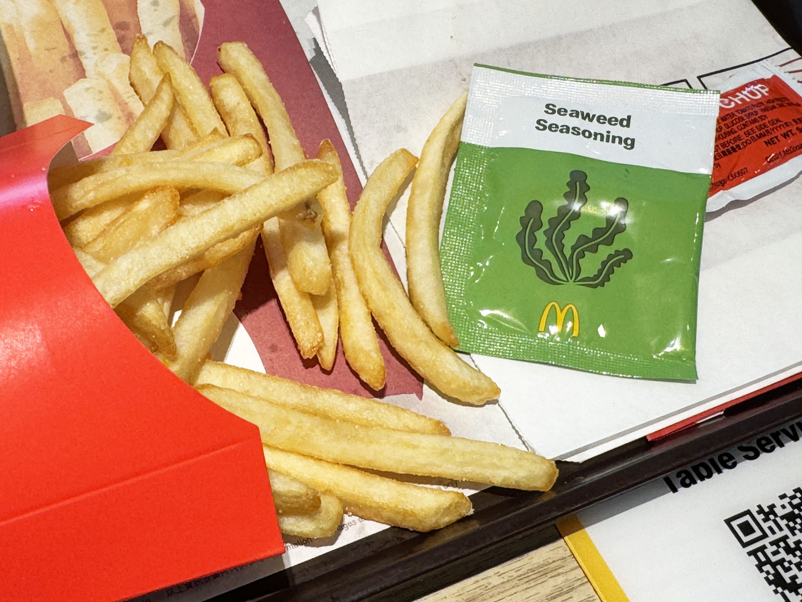 日本の味として香港マクドナルドが販売したマックフライポテト用パウダー