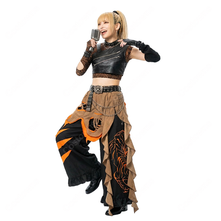 送料無料！！ホロライブ 虎金妃笑虎 コスプレ衣装 FLOW GLOW Solid Edge 新衣装 VTuber ニコ ステージ衣装｜コスプレ通販 COSTOWNS
