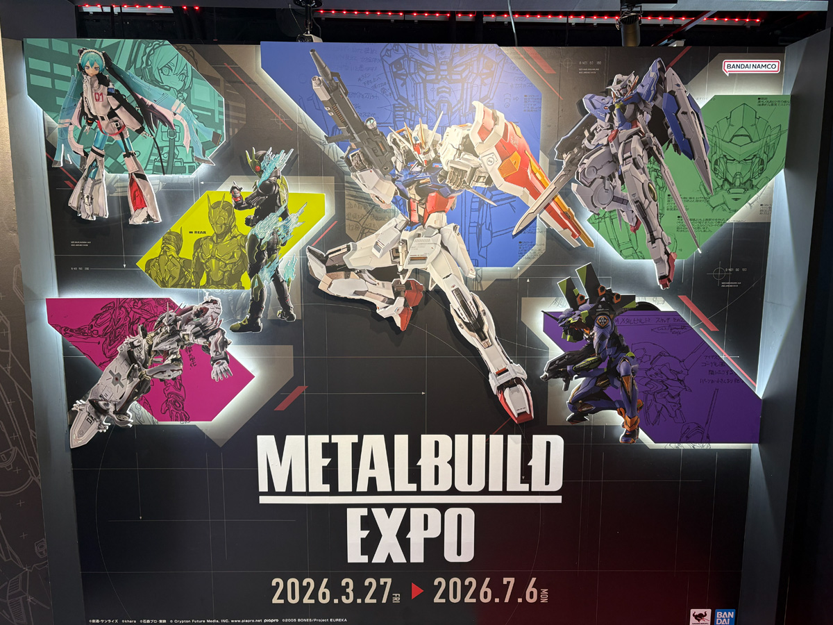 初音ミク、ニルヴァーシュ、バルバトスオプションセットの詳細一挙解禁！秋葉原「METAL BUILD EXPO」に行ってきた