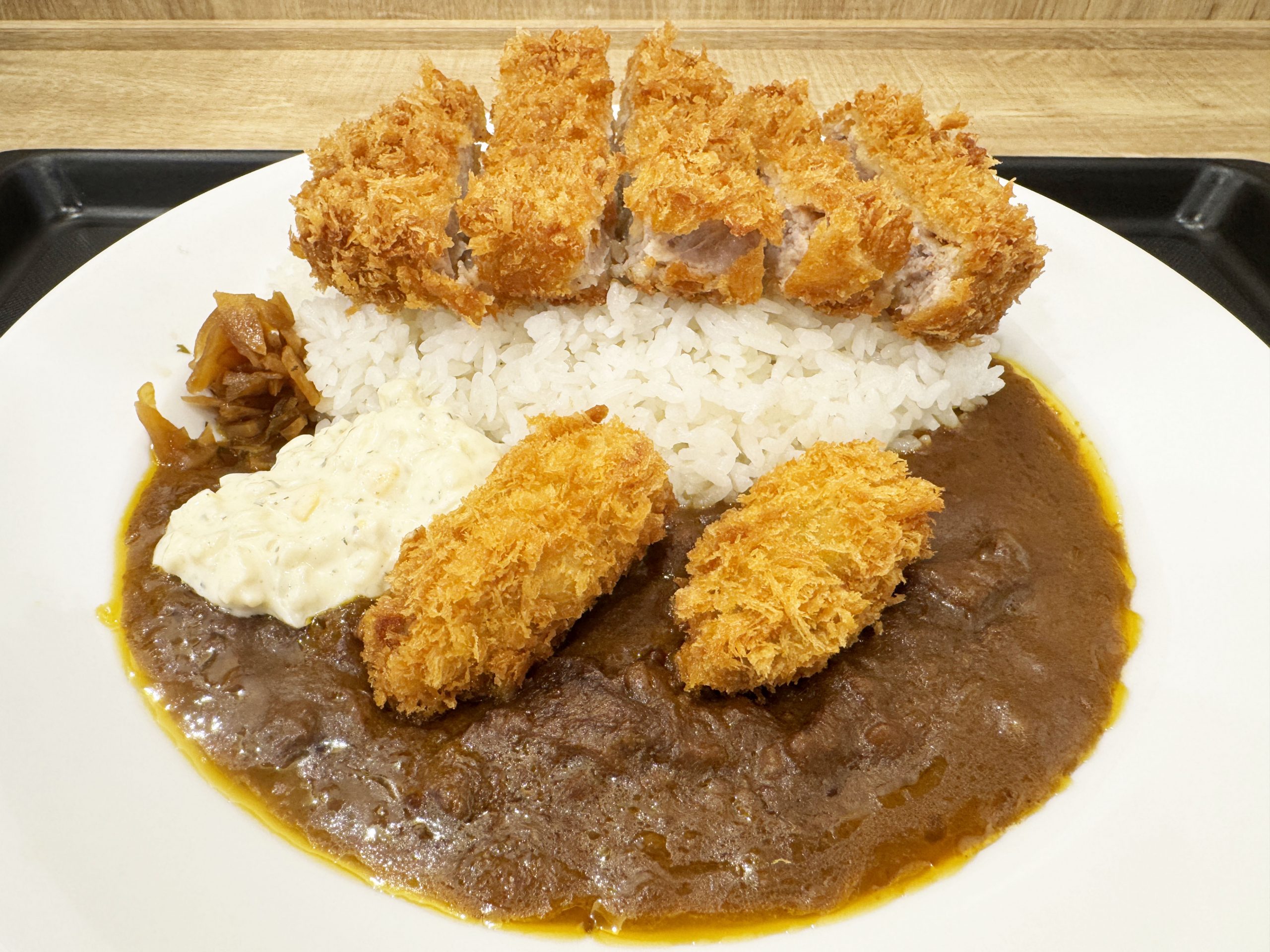 松屋で「創業ビーフカレーのカキフライカツカレー」を食べる方法