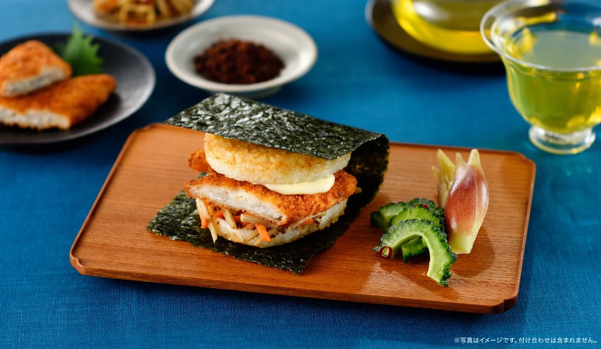 モスバーガー公式オンラインショップ最大のヒット商品は「モスライスバーガー〈のり弁〉 ～白身魚フライときんぴら～」
